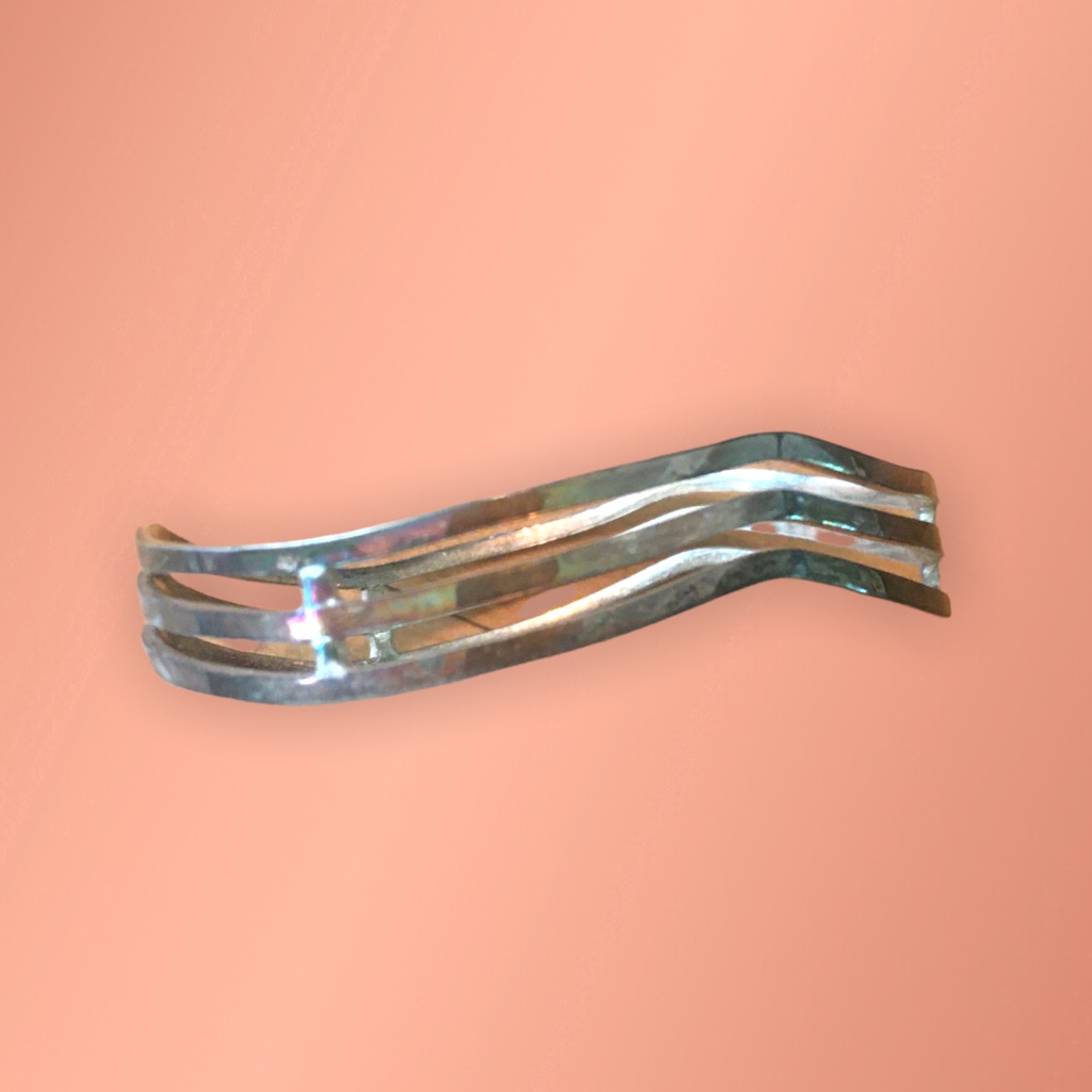 Silver Wave Bangle